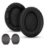 HoneTeek Sony WH-1000XM3 Kulak Üstü Kulaklıklar için Yedek Yastık, Daha Yumuşak Protein Deri, Gürültü İzolasyonu Hafıza Köpüğü ile Uyumlu WH1000XM3 Kulak Pedleri