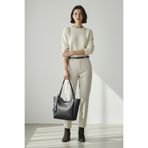 HONEY BAG LUMİ Kadın Fularlı Fermuarlı Mıknatıs Kapamalı Shopper El ve Omuz Çantası