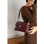 HONEY BAG MERİ MODEL BORDO KADIN OMUZ VE KOL ÇANTASI