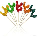 Honey Candy Balcı Şekerleme 20 Adet Büyük Boy Horoz Şeker ( Her Renk Ayrı Tat ) Sosyete Şeker Muz Çilek Elma Protakal Tutti Frutti Aromalı 28 gr - 1 Adet