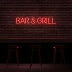 HONEY CONCEPT Bar Grill Neon Led Duvar Yazısı Dekoratif Duvar Aydinlatmasi Gece Lambası