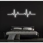Honey Concept Kalp Ritmi Neon LED Dekoratif Duvar Yazısı Tabelası Aydınlatması Gece Lambası