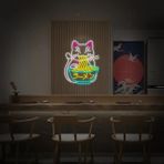 Honey Concept Noodle Yiyen Kedi Neon LED