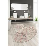 Honeycomb Djt 2li Set Banyo Halısı Paspas, Klozet Takımı