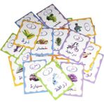 Honeyge 28 Adet Alfabe Flashcards Öğrenme Eğitici Oyuncaklar Resim Kartları Montessori Oyuncaklar Öğrenme Öğrenme Flash Kartları Okulu Için Malzemeler Malzeme Çocuklar 3+ Yıllar (Yurt Dışından) - Renkli