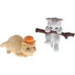 Honeyge Minyatür Kedi Figürinler 1/12 Dollhouse Için Sevimli Naughty Kediler Hayvan (Yurt Dışından) - Renkli