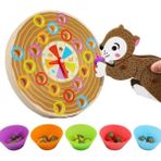 Honeyge Sincap Klip Top Bulmaca Matematik Oyunları Okul Öncesi Renk Sıralayıcısı Erkek Kızlar Için (Yurt Dışından) - Renkli