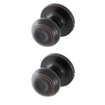 Honeywell 8101403 Klasik Geçiş Kapı Tokmağı, Yağlı Boya Bronz