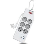 Honeywell Akım Korumalı Priz 6lı 2xtype-C 2xusb-A HC000047