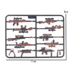 Honghonghuohuo Askeri Ww2 Yapı Taşları Solider Figürleri Oyuncak Hediyeler Kamufla Lar Lar Kum Torbası Pelerin Ekipman Aksesuarları Mini Tuğlalar Renk: K7029-BROWN-1PC (Yurt Dışından)