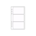 Hongliang Shop B Tarzı 1 Adet A6 Pvc Fermuarlı Kılıf Standart 6 Delik Şeffaf Kart Fatura Çantaları Gevşek Yaprak Plastik Kart Tutucu Cebi Saklama Düzenleyici (Yurt Dışından) - Renkli