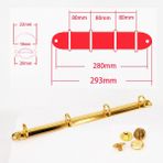 Hongliang Shop C A4 4yüzük Altın Tarzı Yüksek Metal Bağlama Kelepçeleri Gümüş Dosya Tutucu Kelepçe Gevşek Yapraklı Dosya Tutucu Halka Dıy Albüm Scrapbook Daire Halka Dosya Tutucular (Yurt Dışından) - bağlayıcı halkalar - 1
