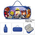 Hongliang Shop C B Tarzı Çocuklar Için Roblox Kalemlik Çocuk Çizgi Film Fermuarlı Kırtasiye Çantası Erkek Kız Hediye Öğrenci Anime Kalem Kutusu Okul Malzemeleri (Yurt Dışından) - 1