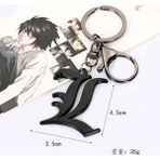 Hongliang Shop Mavi Stil A5 Anime Death Note Defter Seti Deri Günlük ve Kolye Tüy Kalem Defter Death Note Pad Hediye Için (Yurt Dışından)