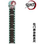 Hongliang Shop No.6 Tarzı Anime Sevimli Okul Malzemeleri Kamado Nezuko Agatsuma Zenitsu El Yapımı Cetvel (Yurt Dışından) - Renkli - 1