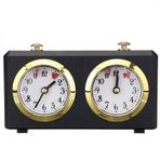 Hongwen Profesyonel Dijital Uluslararası Satranç Saati, I-GO Sayım Aşağı Sayma Zamanlayıcı, Alarm Fonksiyonlu, Taşınabilir Retro Analog Satranç Oyunu Zamanlayıcı, Profesyonel Yarışma Oyunu için