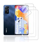 HonJenSeoa Xiaomi Redmi Note 11 Pro/ 11 Pro 5G için mat hidrojel folyo, 3 adet yansıma önleyici ekran koruyucu folyo TPU koruyucu folyo, darbeye dayanıklı TPU, parmak izi bırakmaz
