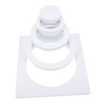 HONMEET 1 Takım Fotoğraf Sahne Köpük Geometrik Küp Fotoğrafı Sert Köpük Fotoğraf Sahne Panoları Fotoğraf Çekim Masaları Sahne Zor Eva Polimer Köpük Sunum Standı Beyaz Sağlam 3 Boyutlu