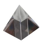 HONMEET Kristal Gözlükleri 60mm Deney Gökkuşağı Prensibi Meditasyon Dekoru Için Cam Piramit