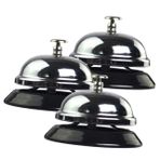 HONMEET Küçük El Zil Servis Zilleri Metal Restoran El Zil Otel Zil Yemek Masası Zil