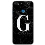 Honor 9 Lite Kilif Hd Desen Baskili Arka Kapak - Siyah Mermer Desenli G Harfi