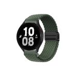 Honor Magic/Watch 2 Sport 46 mm/Honor Watch GS3 Uyumlu Flexi Hasır Magnet Kordon 22 mm Haki Yeşil