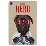 Honor Pad X8 10.1" ile Uyumlu Desenli Silikon Tablet Kılıfı, Superhero Pug avonm-v-cvr460524