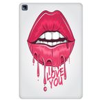 Honor Pad X8 10.1" ile Uyumlu Desenli Silikon Tablet Kılıfı, UV Baskılı, I Love You, Çok Renkli avonm-v-cvr460422