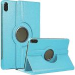 Honor Pad X8A Uyumlu 11 Inç Döner Standlı Tablet Kılıfı - Mavi