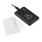 Honorall 125 KHz & 13.56 MHz USB Proximity & Temassız Akıllı RFID Kart Okuyucu Çift Frekans MIFARE EM için Programlanabilir Masaüstü Kart Okuyucu