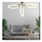 Honos 3lü Krom 39 Watt Plafonyer Led Avize