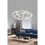 Honos Krem Modern Sarkıt LED Avize Salon Mutfak Oda Hol Ledli Avize - Ahşap - Bej - Seçenek 1
