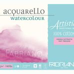 Honsell 30002330 - Fabriano Artistico Acquarello sulu boya, yüksek kaliteli sanatçı - sulu boya kartonu, doğal beyaz, saten sıcak preslenmiş, yakl. 23 x 30,5 cm, 20 yaprak 300 g/m²