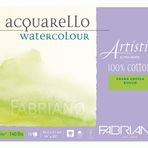 Honsell 323551 - Fabriano Artistico Acquarello sulu boya, yüksek kaliteli sanatçı - sulu boya kartonu, ekstra beyaz, kaba taneli, yakl. 35,5 x 51 cm, 15 yaprak 300 g/m²