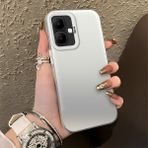 HONTINGA Infinix Smart 10 ile Uyumlu Kılıfı Silikon Kenar Sert Arka Düşüme Önleyici Basitlik Anti Düşme Kamera Korumali Desen Telefon Kılıfı Kadın ve Erkek Için Uygundur K1-0000 - Renkli