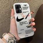 HONTINGA Infinix Smart 10 ile Uyumlu Kılıfı Silikon Kenar Sert Arka Düşüme Önleyici Basitlik Anti Düşme Kamera Korumali Streetwear Desen Telefon Kılıfı Kadın ve Erkek Için Uygundur K1-0870 - Renkli
