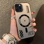 HONTINGA iPhone 14 Pro Max ile Uyumlu Kılıfı Silikon Kenar Sert Arka Düşüme Önleyici Basitlik Anti Düşme Kamera Korumali Yaratıcı Desen Telefon Kılıfı Kadın ve Erkek Için Uygundur K1-0847 - 001-Renkli