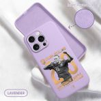 HONTINGA iPhone 16 Pro ile Uyumlu Kılıfı Içi Kadifeli Düşüme Önleyici Basitlik Anti Düşme Kamera Korumali Erling Haaland Desen Telefon Kılıfı Kadın ve Erkek Için Uygundur K6-0240 - Mor