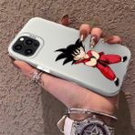 HONTINGA iPhone 16 Pro ile Uyumlu Kılıfı Silikon Kenar Sert Arka Düşüme Önleyici Basitlik Anti Düşme Kamera Korumali Naruto Desen Telefon Kılıf Kadın ve Erkek Için Uygundur K1-0579 - Renkli