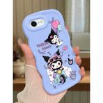 HONTINGA iPhone 6s Plus Uyumlu Kılıfı Düşüme Önleyici Basitlik Anti Düşme Darbeye Dayanıklı Basit Mavi Yumuşak Silikon Telefon Kılıfı Kuromi Desen K9-0082