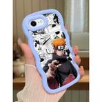 HONTINGA iPhone 6s Plus Uyumlu Kılıfı Düşüme Önleyici Basitlik Anti Düşme Darbeye Dayanıklı Basit Mavi Yumuşak Silikon Telefon Kılıfı Naruto Desen K9-0084