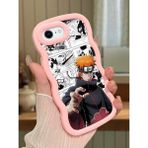 HONTINGA iPhone 6s Plus Uyumlu Kılıfı Düşüme Önleyici Basitlik Anti Düşme Darbeye Dayanıklı Basit Pembe Yumuşak Silikon Telefon Kılıfı Naruto Desen K9-0084