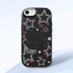 HONTINGA iPhone 7 ile Uyumlu Kılıfı Kamera Korumalı Düşüme Önleyici Basitlik Siyah Yumuşak Silikon Telefon Kılıfı Hello Kitty Desenli K4-0227 - 001-Renkli