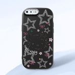 HONTINGA iPhone 7 Plus ile Uyumlu Kılıfı Kamera Korumalı Düşüme Önleyici Basitlik Siyah Yumuşak Silikon Telefon Kılıfı Hello Kitty Desenli K4-0227 - 001-Renkli