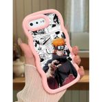 HONTINGA iPhone 7 Plus Uyumlu Kılıfı Düşüme Önleyici Basitlik Anti Düşme Darbeye Dayanıklı Basit Pembe Yumuşak Silikon Telefon Kılıfı Naruto Desen K9-0084