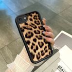 HONTINGA iPhone Se 2020 ile Uyumlu Kılıfı Düşüme Önleyici Basitlik Anti Düşme Kamera Korumali Leopar Siyah Desen Yumuşak Silikon Telefon Kılıfı Kadın ve Erkek Için Uygundur K2-0016 - 001-Renkli
