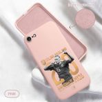 HONTINGA iPhone Se 2020 ile Uyumlu Kılıfı Içi Kadifeli Düşüme Önleyici Basitlik Anti Düşme Kamera Korumali Erling Haaland Desen Telefon Kılıfı Kadın ve Erkek Için Uygundur K6-0240 - Pembe