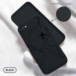 HONTINGA iPhone Se 2022 ile Uyumlu Kılıfı Içi Kadifeli Düşüme Önleyici Basitlik Anti Düşme Kamera Korumali Uçak Desen Telefon Kılıfı Kadın ve Erkek Için Uygundur K6-0200 - Siyah