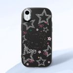 HONTINGA iPhone Xr ile Uyumlu Kılıfı Kamera Korumalı Düşüme Önleyici Basitlik Siyah Yumuşak Silikon Telefon Kılıfı Hello Kitty Desenli K4-0227 - 001-Renkli