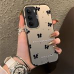 HONTINGA Realme 14X ile Uyumlu Kılıfı Silikon Kenar Sert Arka Düşüme Önleyici Basitlik Anti Düşme Kamera Korumali Küçük Fiyonk Desen Telefon Kılıfı Kadın ve Erkek Için Uygundur K1-0871 - 001-Renkli